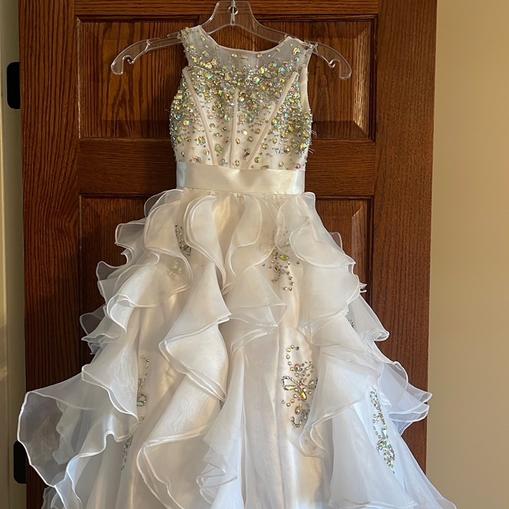 Rachel Allan little bride dress